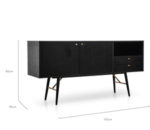 Black Buffet Unit