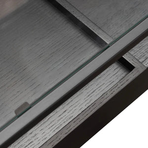 Black Metal Frame Console
