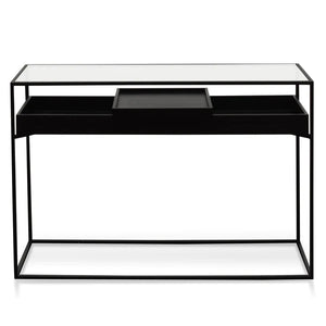 Black Metal Frame Console