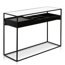 Load image into Gallery viewer, Black Metal Frame Console