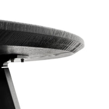 Load image into Gallery viewer, 1m Round Black Veneer Top Dining Table with Black Legs