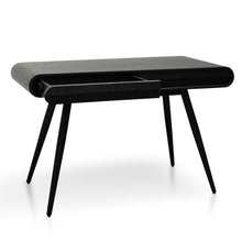 Load image into Gallery viewer, Full Black Narrow Wood Console Table