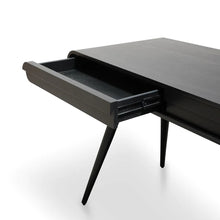 Load image into Gallery viewer, Full Black Narrow Wood Console Table