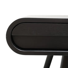 Load image into Gallery viewer, Full Black Narrow Wood Console Table