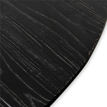 Load image into Gallery viewer, 1.4m Round Reclaimed Rustic Black Dining Table
