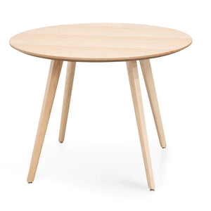 1m Round Natural Dining Table