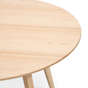 1m Round Natural Dining Table