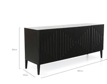 Load image into Gallery viewer, Black Veneer Sideboard