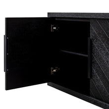 Load image into Gallery viewer, Textured Espresso Black Buffet Unit