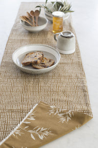 Olive Grove & Cotswold Table Runner Mustard