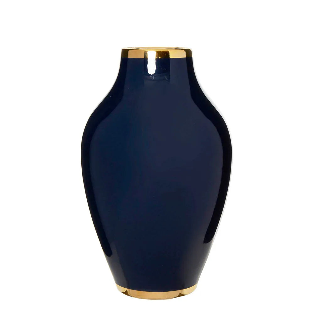 Midnight Blue Gild Vase
