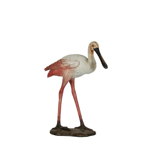 Pink Walking Bird Sculpture
