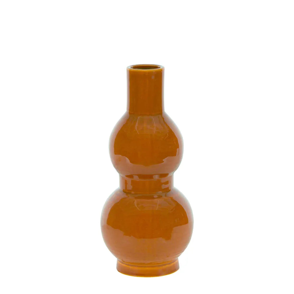 Pumpkin Spice Stoneware Vase Small