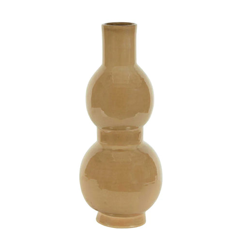 Toffee Stoneware Vase Small