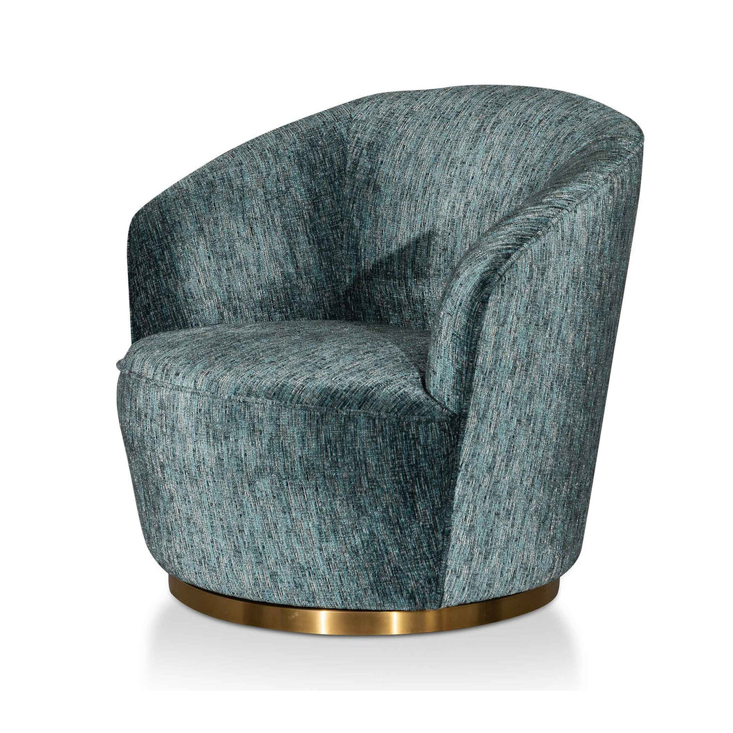 Emerald Green Fabric Lounge Chair