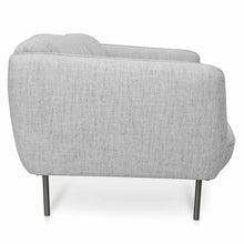 Load image into Gallery viewer, Light Grey Spec Three-Seater Fabric Sofa