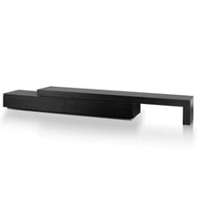 Load image into Gallery viewer, Black Oak Extendable Entertainment Unit