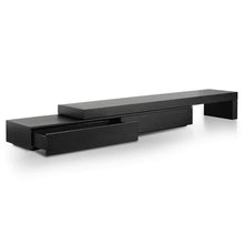 Load image into Gallery viewer, Black Oak Extendable Entertainment Unit