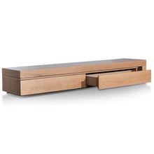 Load image into Gallery viewer, Natural Oak Extendable Entertainment Unit