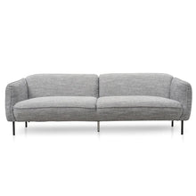 Load image into Gallery viewer, Dark Spec Grey Three-Seater Sofa