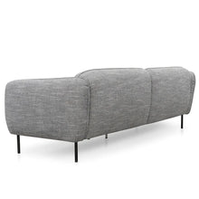 Load image into Gallery viewer, Dark Spec Grey Three-Seater Sofa