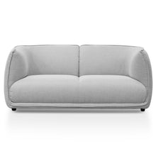 Load image into Gallery viewer, Light Textured Grey Two-Seater Fabric Sofa
