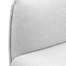 Load image into Gallery viewer, Light Textured Grey Three-Seater Fabric Sofa