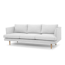 Load image into Gallery viewer, Light Textured Grey Three-Seater Sofa