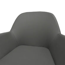 Load image into Gallery viewer, Charcoal Grey Dining Chair with Black Legs