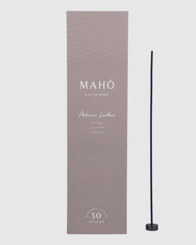 Mahō Artisan Leather Incense Sticks and Burner Set