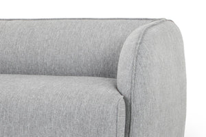 Graphite Grey Three-Seater Left Chaise Sofa