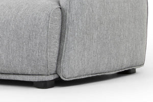 Graphite Grey Three-Seater Left Chaise Sofa