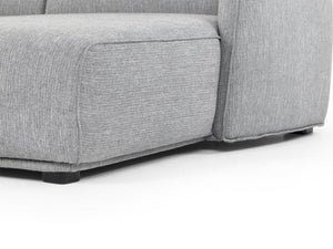 Graphite Grey Three-Seater Right Chaise Sofa