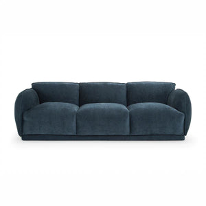 Dusty Blue Three-Seater Sofa