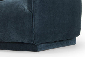 Dusty Blue Three-Seater Sofa