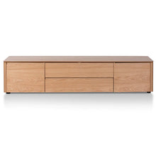 Load image into Gallery viewer, Natural Oak Entertainment Unit with Middle Drawer