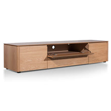 Load image into Gallery viewer, Natural Oak Entertainment Unit with Middle Drawer