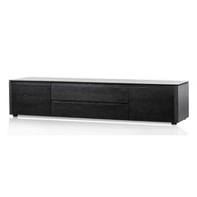 Load image into Gallery viewer, Black Oak Entertainment Unit with Middle Drawer