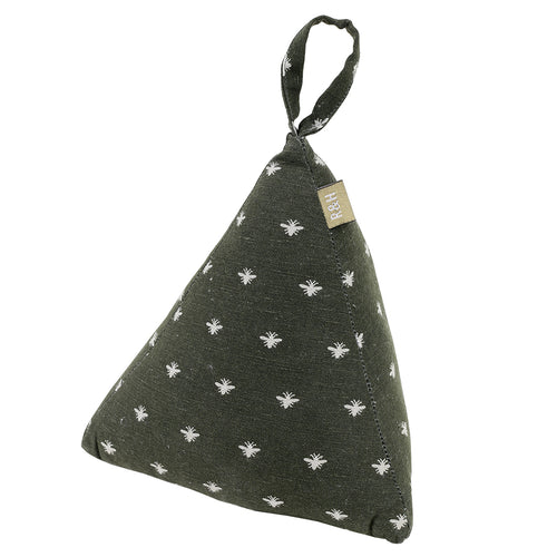 Bee Repeat Door Stop Olive
