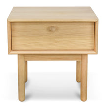 Load image into Gallery viewer, Natural Side Table with Drawer