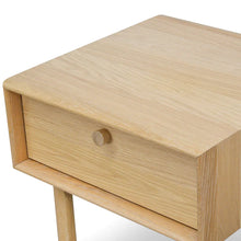 Load image into Gallery viewer, Natural Side Table with Drawer