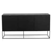 Load image into Gallery viewer, Black Oak Veneer Buffet Unit