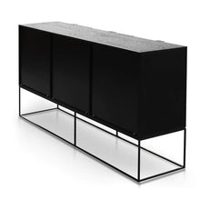 Load image into Gallery viewer, Black Oak Veneer Buffet Unit