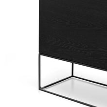 Load image into Gallery viewer, Black Oak Veneer Buffet Unit