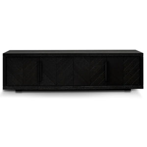Textured Espresso Black Entertainment Unit