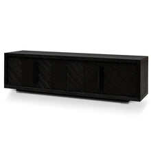 Load image into Gallery viewer, Textured Espresso Black Entertainment Unit