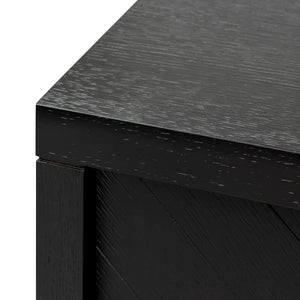 Textured Espresso Black Entertainment Unit