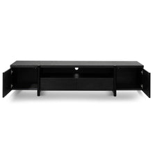 Load image into Gallery viewer, Black Oak Lowline Entertainment Unit with Timber Legs