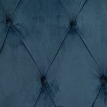 Load image into Gallery viewer, Navy Blue Velvet Armchair